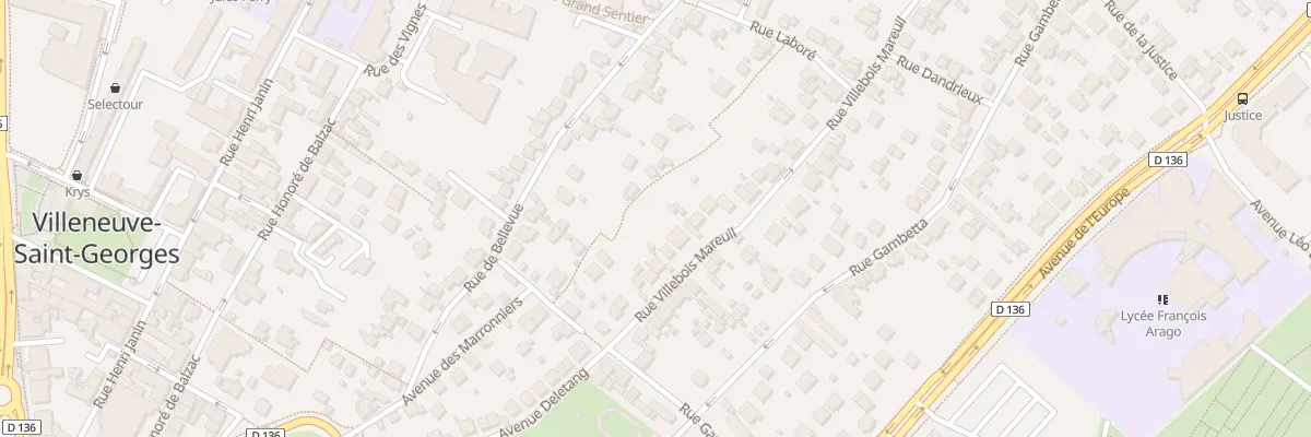 Plan du 19 Rue Villebois Mareuil à Villeneuve-Saint-Georges