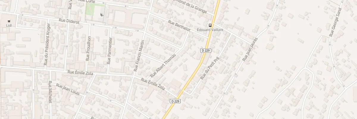 Plan du 12 Rue Albert Thomas à Villeneuve-Saint-Georges