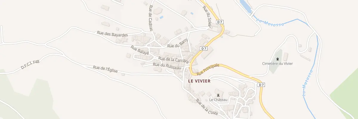 Plan du 31 Le Barry au Vivier