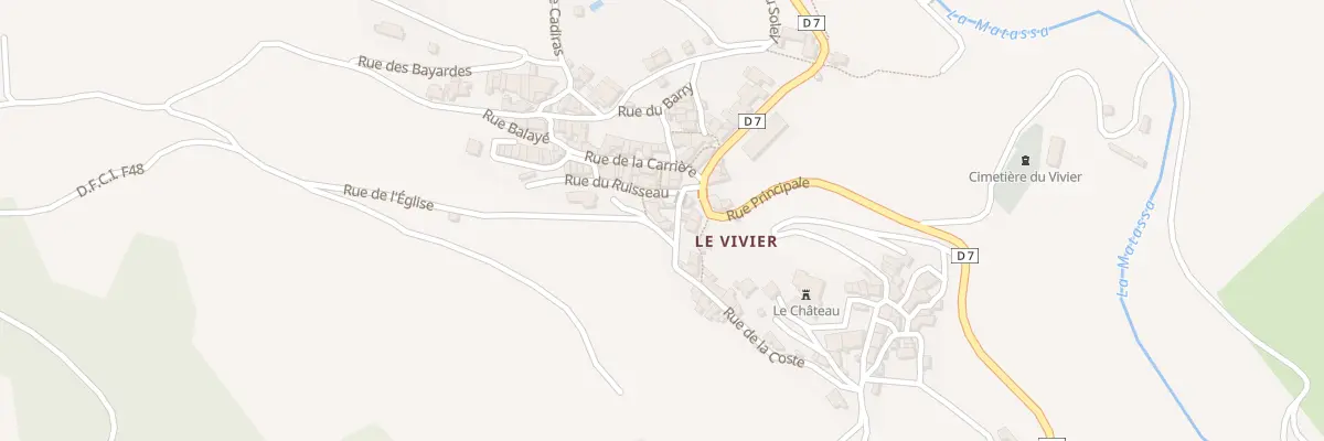 Plan du 40 Le Barry au Vivier