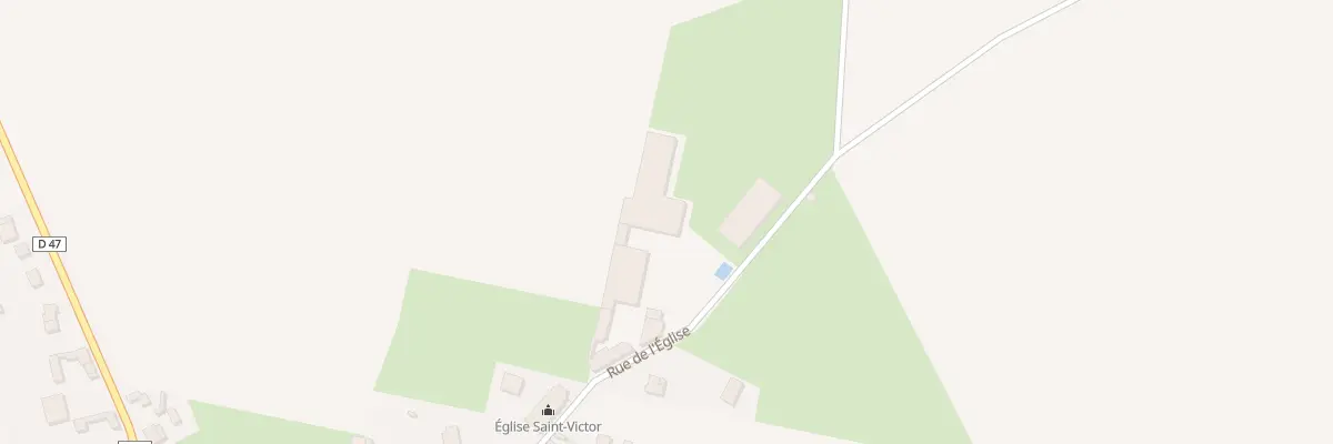 Plan du 2 Rue de l’Eglise à Plainville