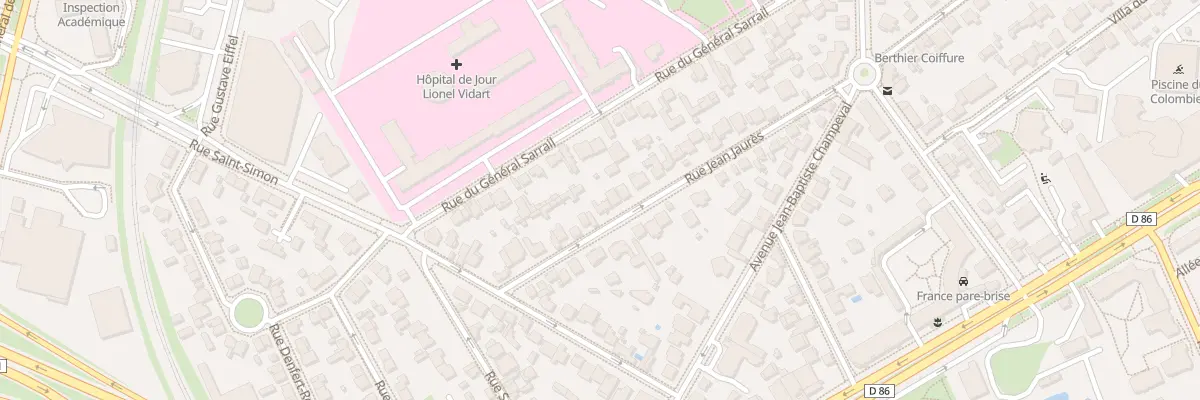 Plan du 68 Rue Jean Jaurès à Créteil