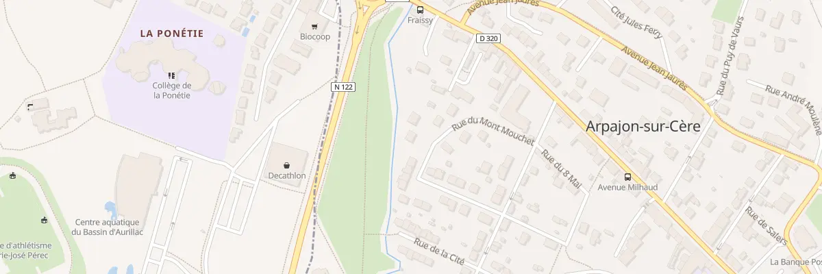 Plan du 5092A Rue du Mont Mouchet à Arpajon-sur-Cère