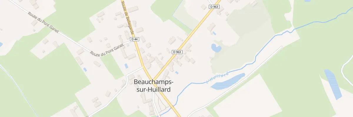 Plan du 10 Rte d’Auvilliers à Beauchamps-sur-Huillard