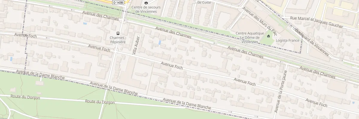 Plan du 66 Av Foch à Fontenay-sous-Bois