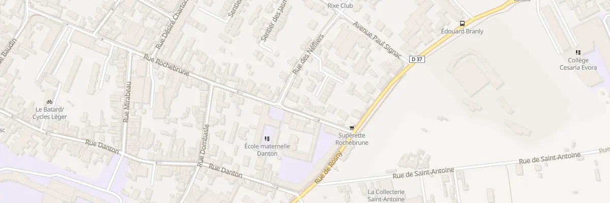 Plan du 57 Rue Rochebrune à Montreuil