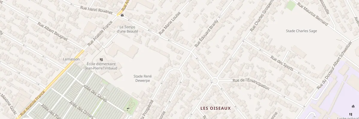 Plan du 59 Rue De La Prosperite à Drancy