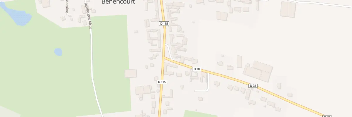 Plan du 21 Rue des Pommiers à Béhencourt