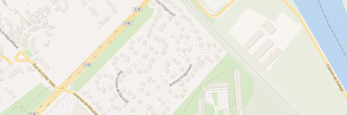 Plan du 58 Av Fragonard à Évry-Courcouronnes