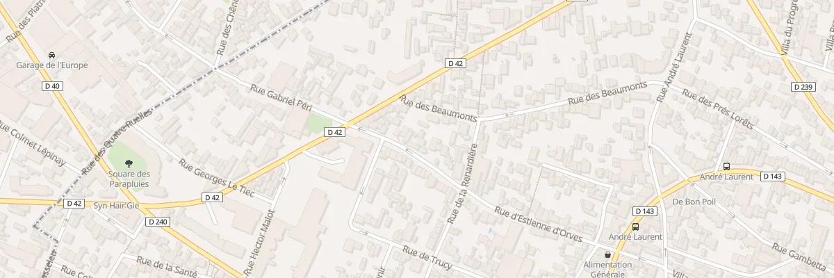 Plan du 50A Rue d’Estienne d’Orves à Fontenay-sous-Bois
