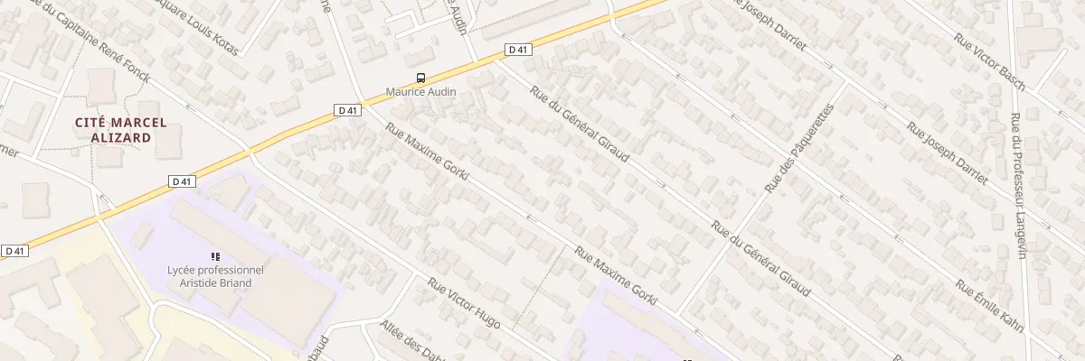 Plan du 142 Rue Maxime Gorki au Blanc-Mesnil