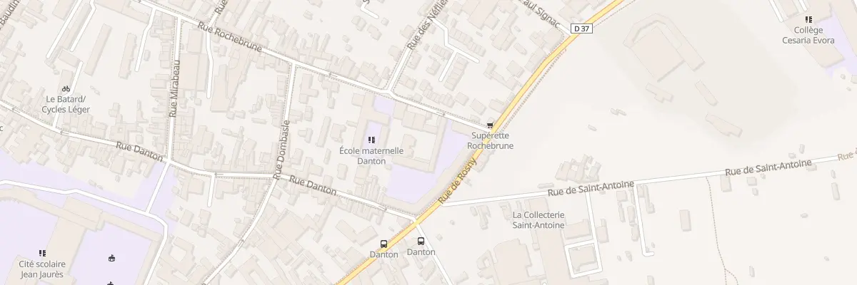 Plan du 60 Rue Rochebrune à Montreuil