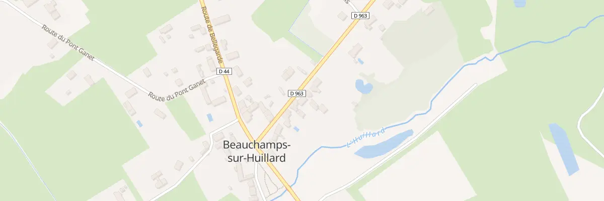 Plan du 12 Rte d’Auvilliers à Beauchamps-sur-Huillard