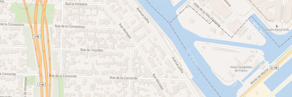 Plan du 39 Rue Michelet à Maisons-Alfort