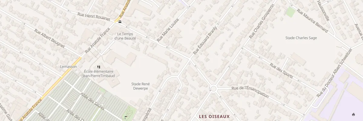 Plan du 36 Rue Ambroise Croizat à Drancy