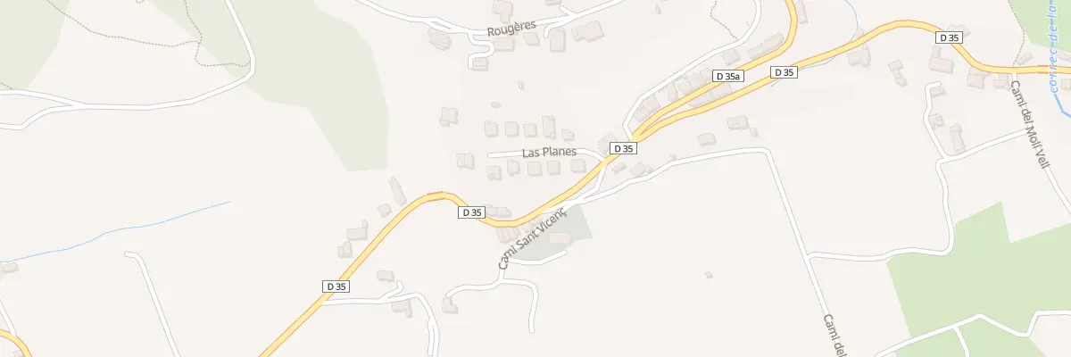 Plan du 5 Lot Las Planes à Eus