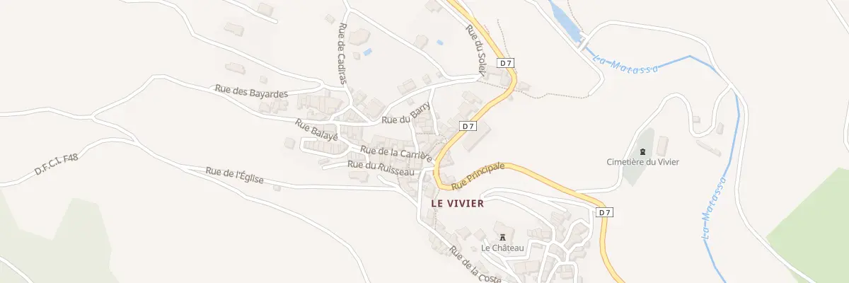 Plan du 34 Le Barry au Vivier