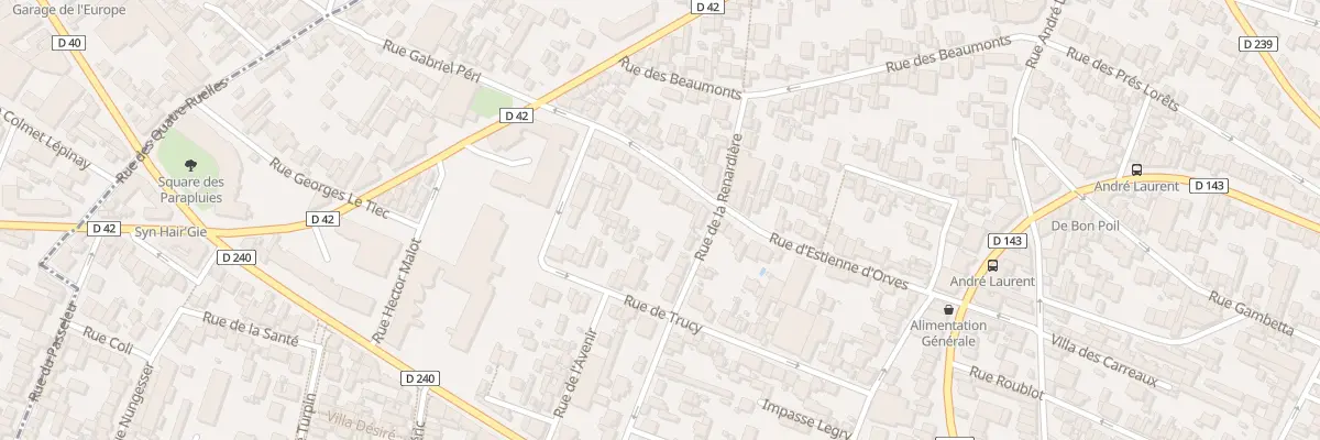 Plan du 45 Rue d’Estienne d’Orves à Fontenay-sous-Bois