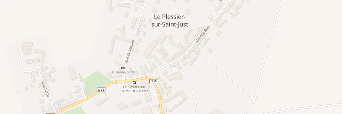 Plan du 71 Gr Grande Rue au Plessier-sur-Saint-Just