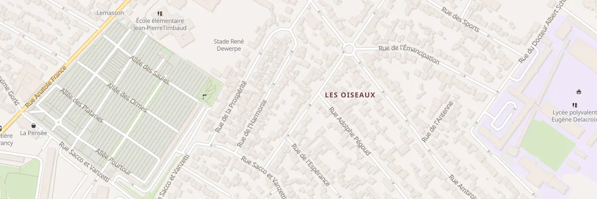 Plan du 25 Rue Grosperrin à Drancy