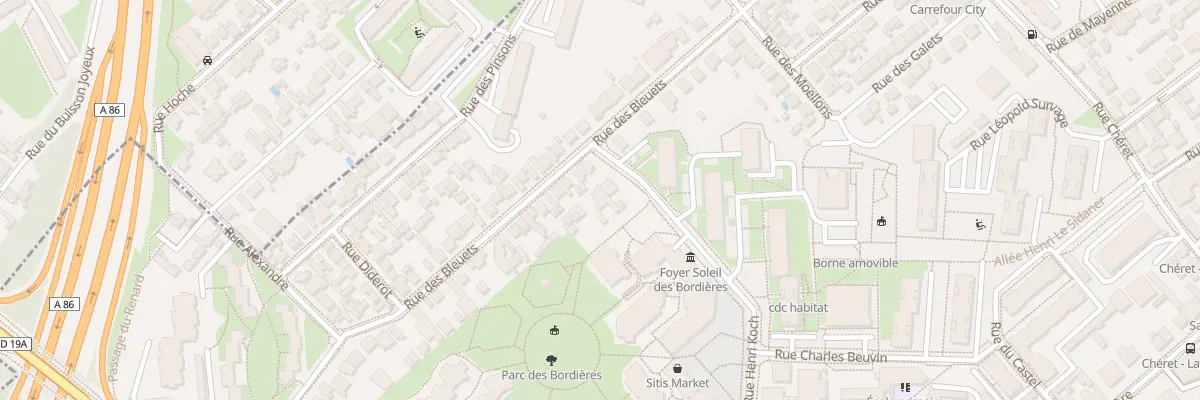 Plan du 48 Rue des Bleuets à Créteil