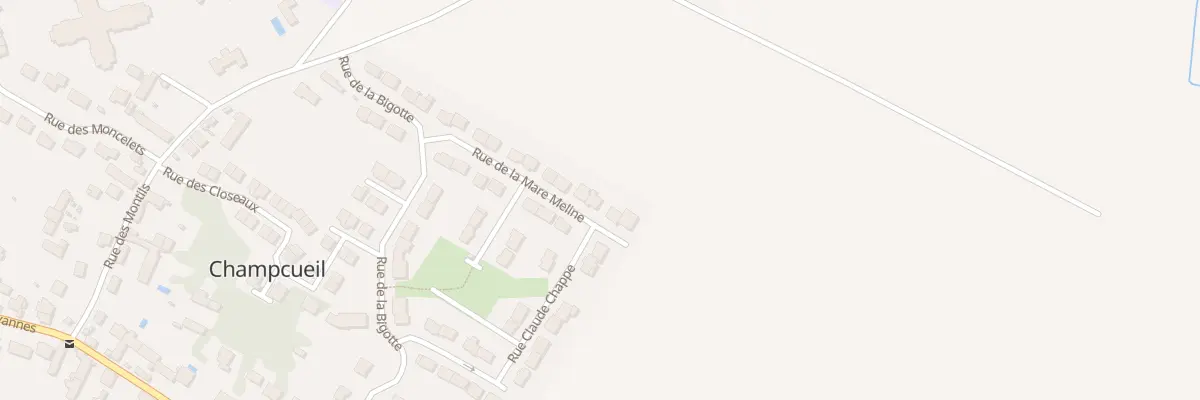Plan du 6 Rue de la Mare Meline à Champcueil
