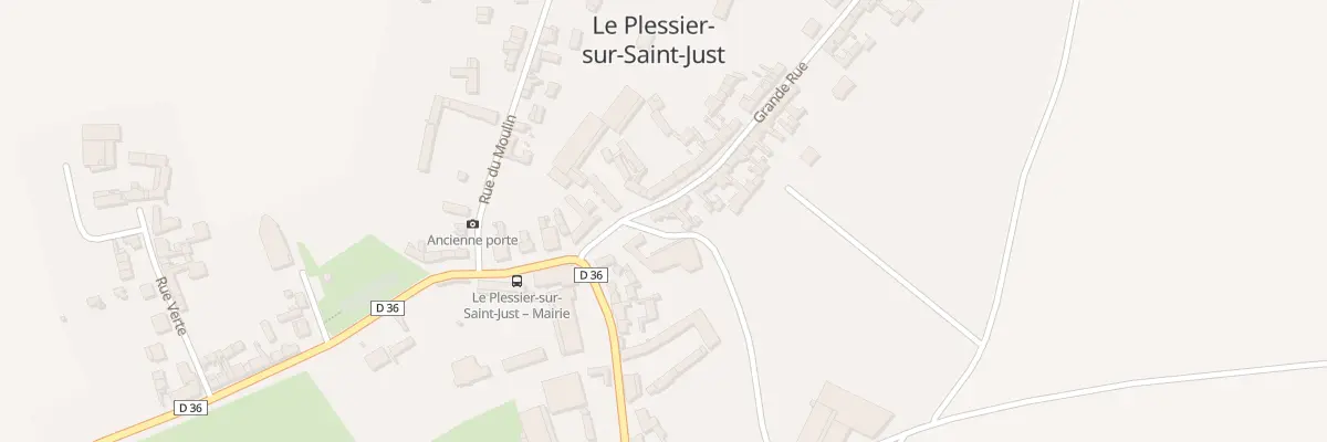 Plan du 66 Gr Grande Rue au Plessier-sur-Saint-Just