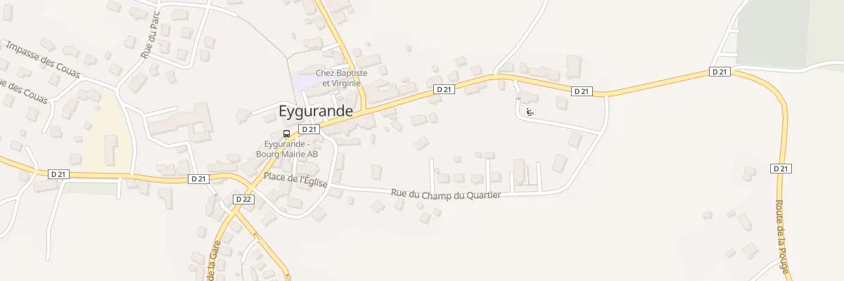 Plan du 5 Rue du Champ du Quartier à Eygurande