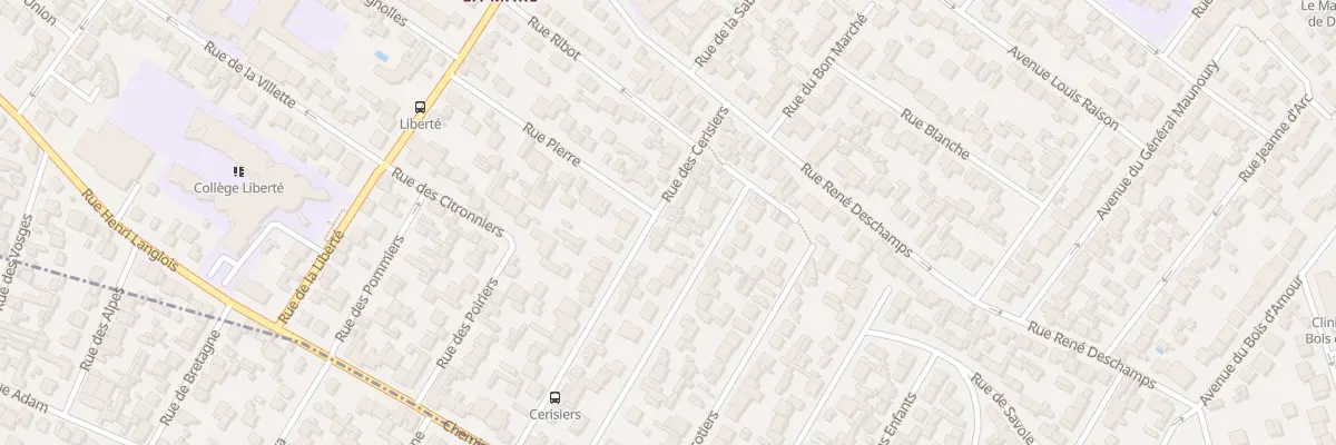 Plan du 15 Rue Des Cerisiers à Drancy