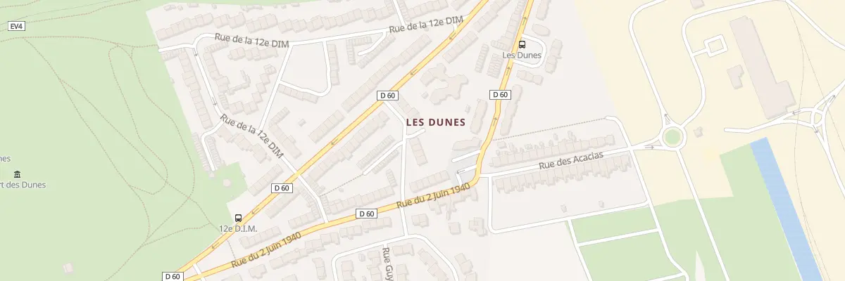 Plan du 54 Rue du Cap d’Anjou à Leffrinckoucke