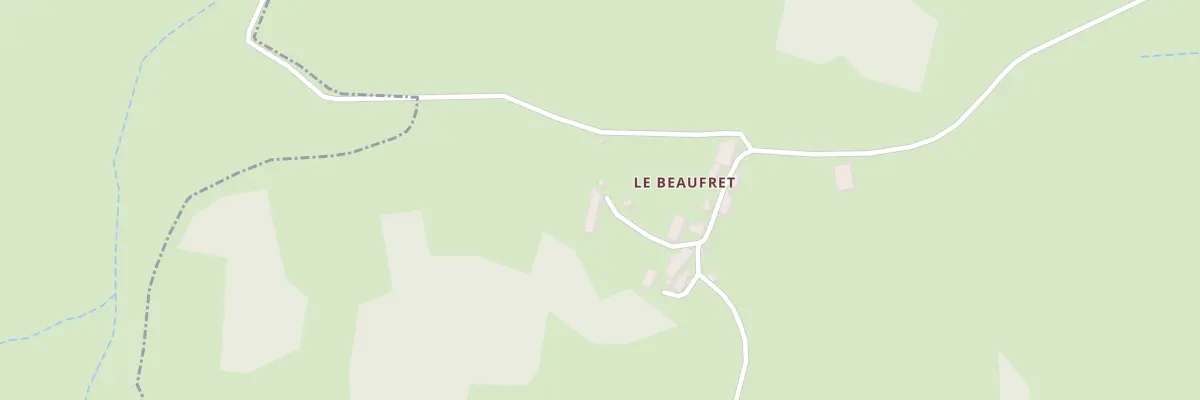 Plan du 5 Le Beaufret à Rougnat