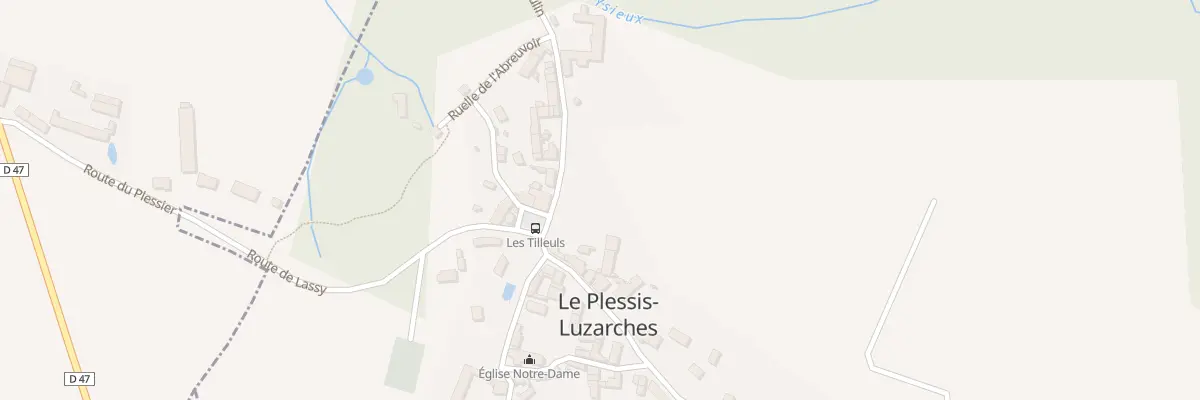 Plan du 1 Rue de la Mairie au Plessis-Luzarches