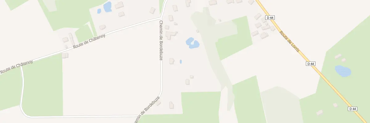 Plan du 5294 Che de Bordebuze à Beauchamps-sur-Huillard