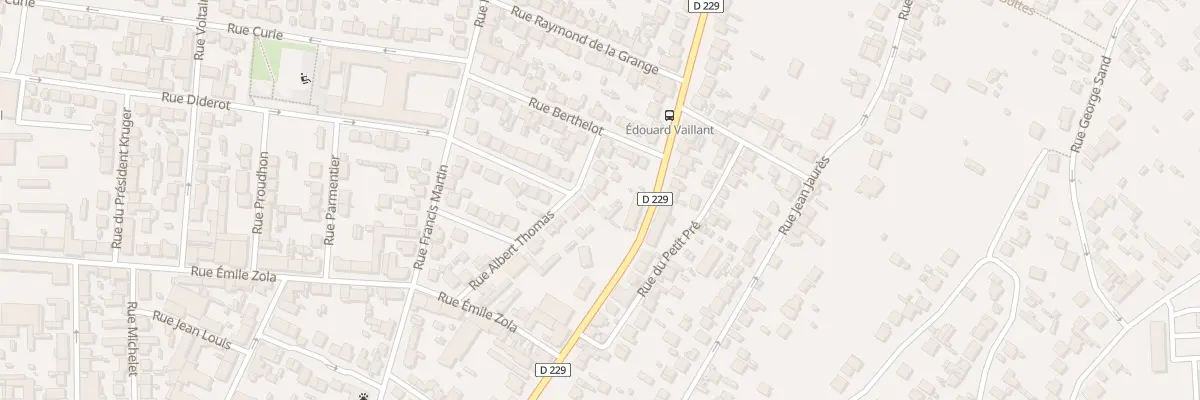 Plan du 18 Rue Albert Thomas à Villeneuve-Saint-Georges