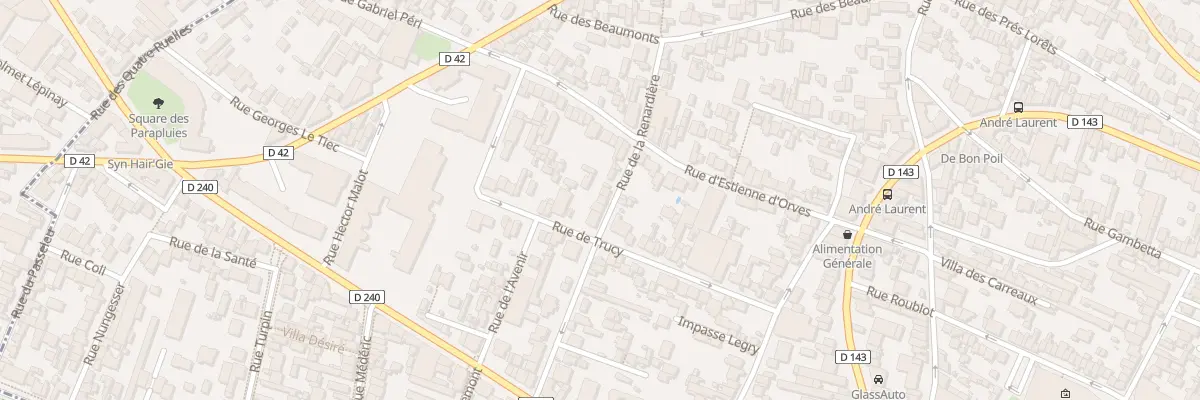 Plan du 19 Rue de la Renardière à Fontenay-sous-Bois