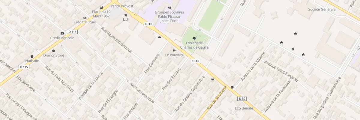 Plan du 118 Av Jean Jaures à Drancy