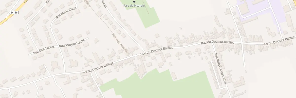 Plan du 40 Rue d’Artois à Isbergues