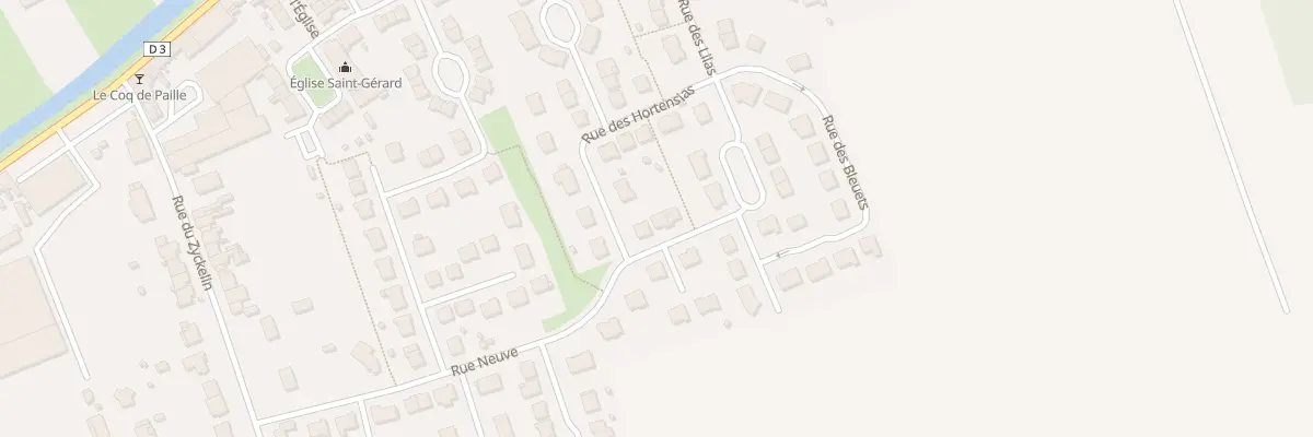 Plan du 4 Rue Neuve à Hoymille