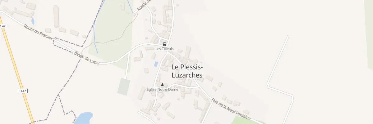 Plan du 5 Rue de la Mairie au Plessis-Luzarches