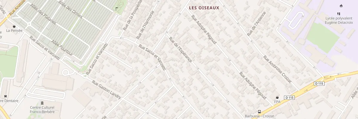Plan du 16B Rue De L’Esperance à Drancy