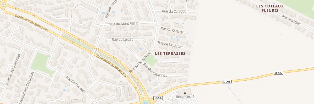 Plan du 1 Rue du Vercors à Trèbes