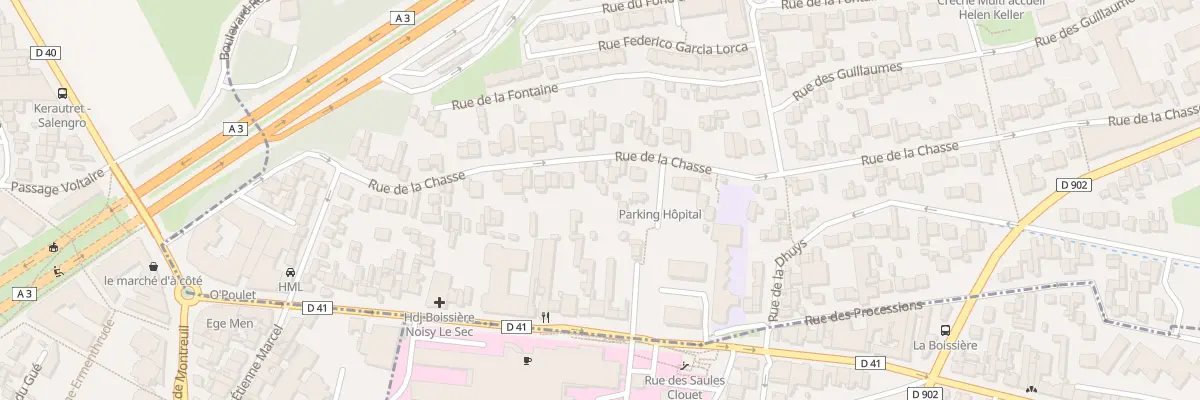 Plan du 56B Rue de la Chasse à Noisy-le-Sec