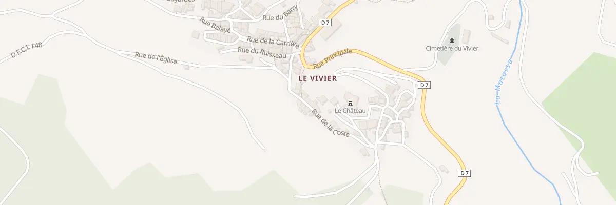 Plan du 58 La Ville au Vivier