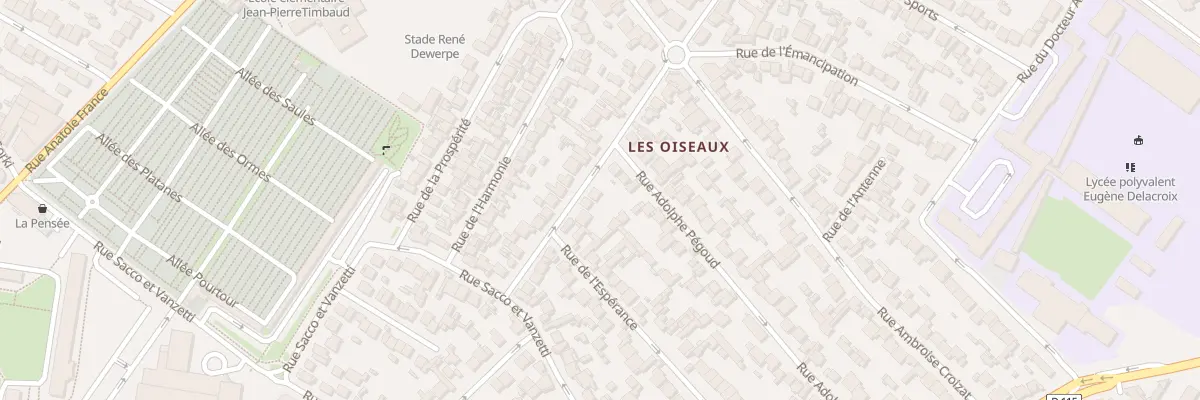 Plan du 18 Rue Grosperrin à Drancy