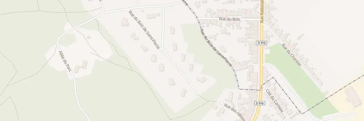 Plan du 3 Rue Bois Saint Pierre à Auchel
