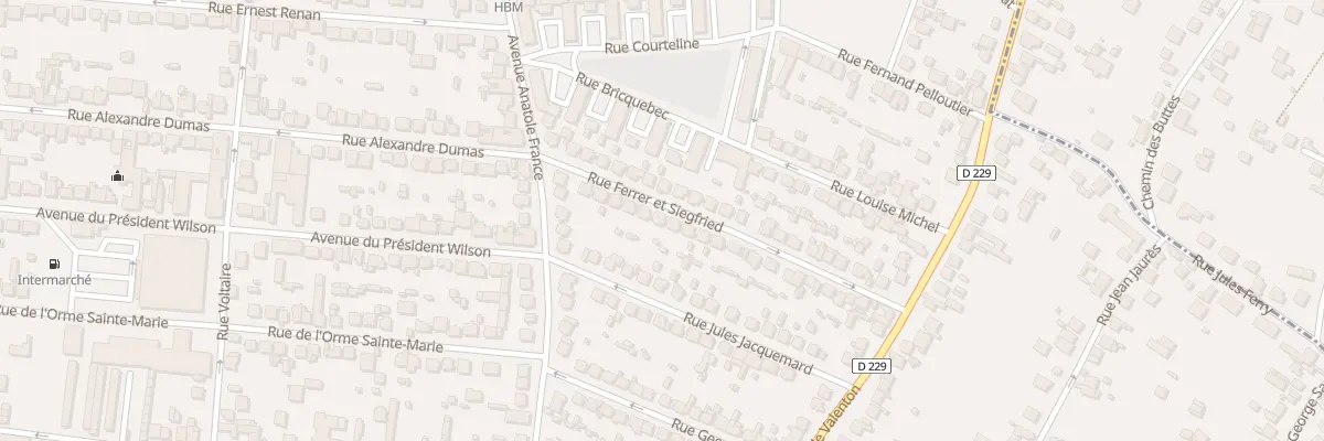 Plan du 14 Rue Ferrer et Siegfried à Villeneuve-Saint-Georges