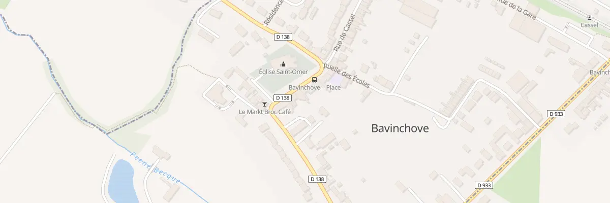 Plan du 6 Pl de l’Eglise à Bavinchove