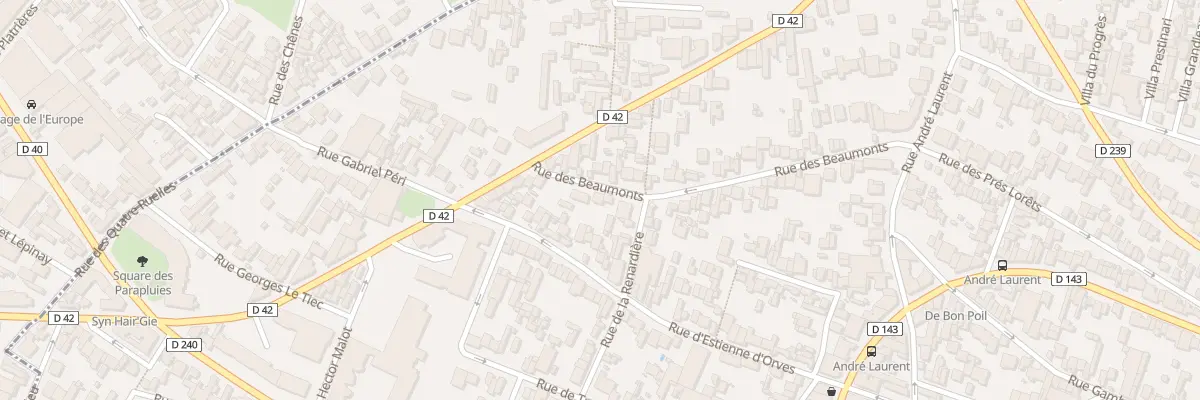 Plan du 61 Rue des Beaumonts à Fontenay-sous-Bois