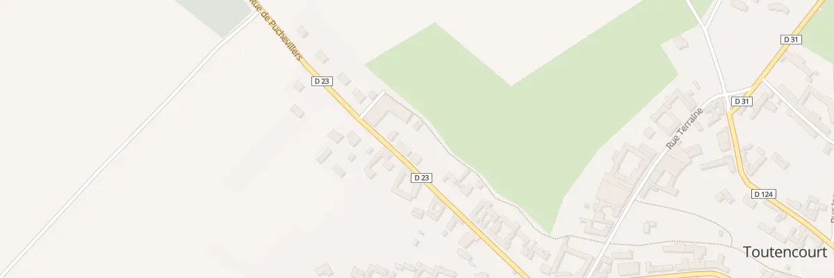 Plan du 22 Rue de Puchevillers à Toutencourt