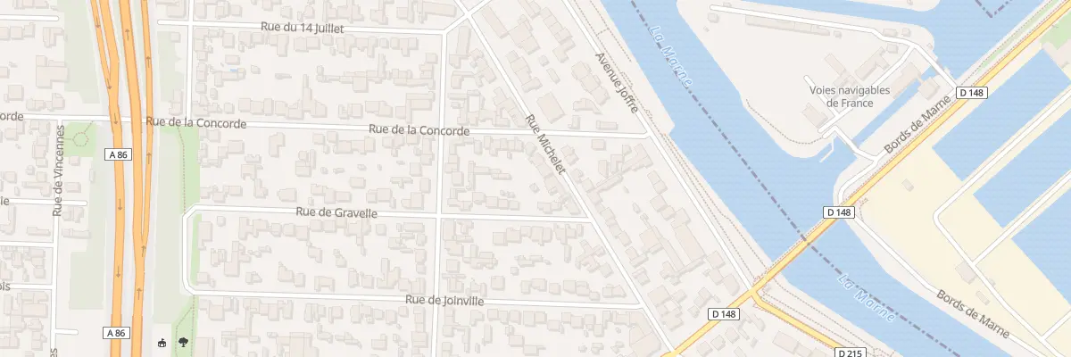 Plan du 46 Rue Michelet à Maisons-Alfort